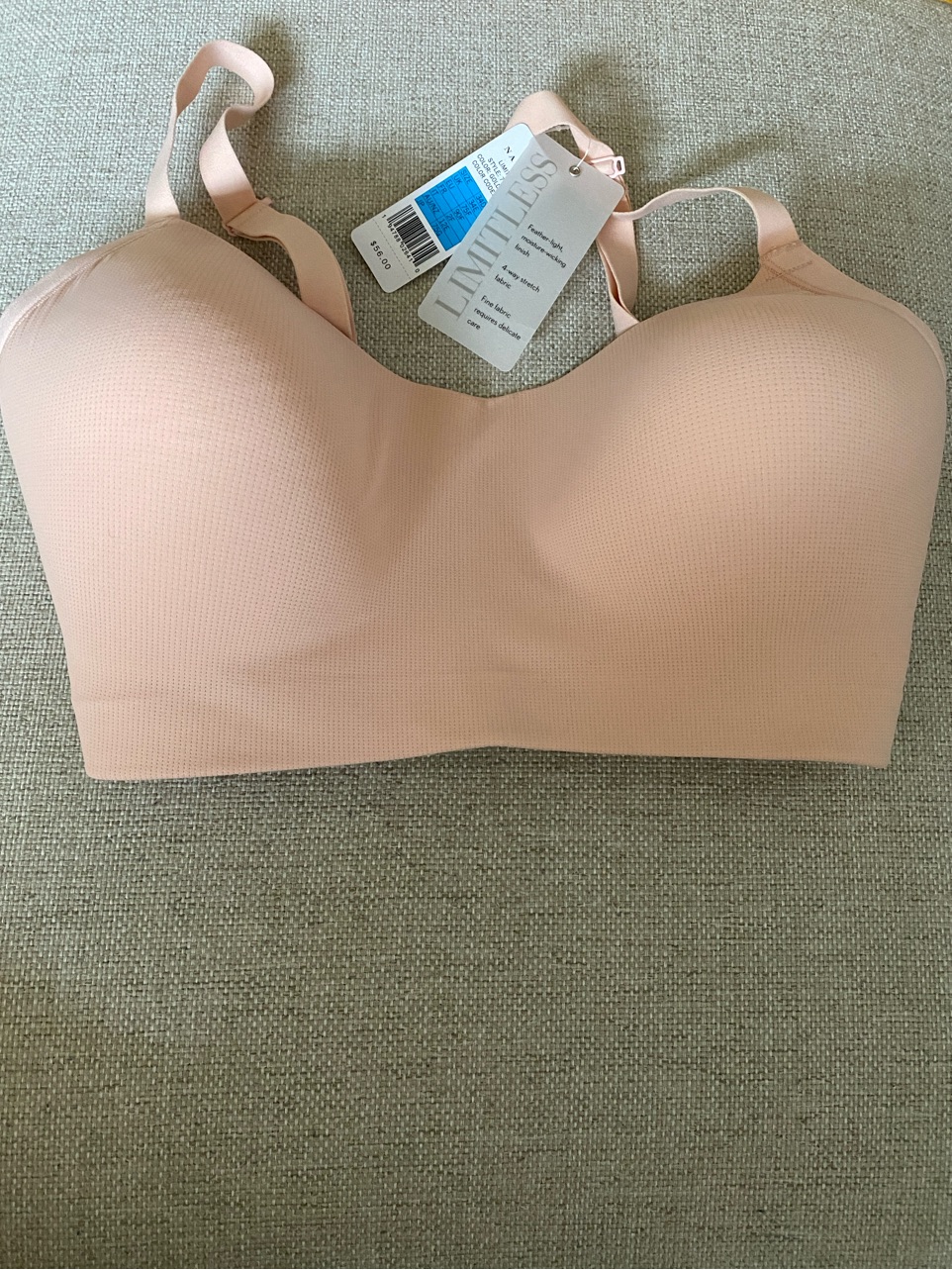 Nwt Natori Light Pink Seamless Wireless Bralette 34 Ddd